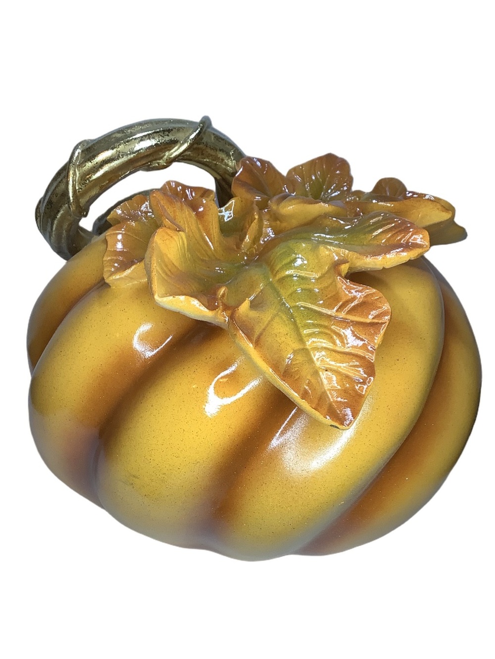 Martha Stewart Autumn Harvest Resin Pumpkin
